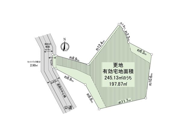 南区永田南2丁目 土地 区画図 南区永田南2丁目 土地 区画図