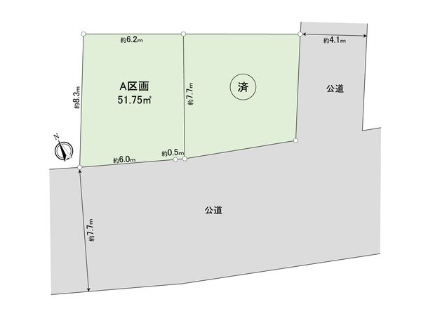 保土ケ谷区星川2丁目 A区画 区画図 保土ケ谷区星川2丁目 A区画 区画図