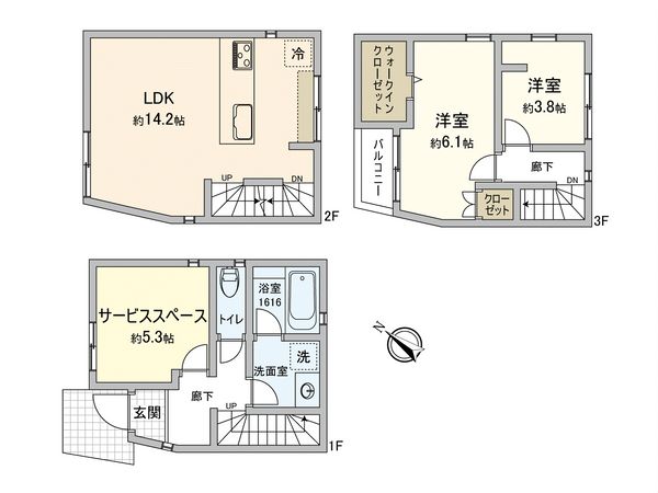 西区東久保町 中古戸建 間取図(平面図)