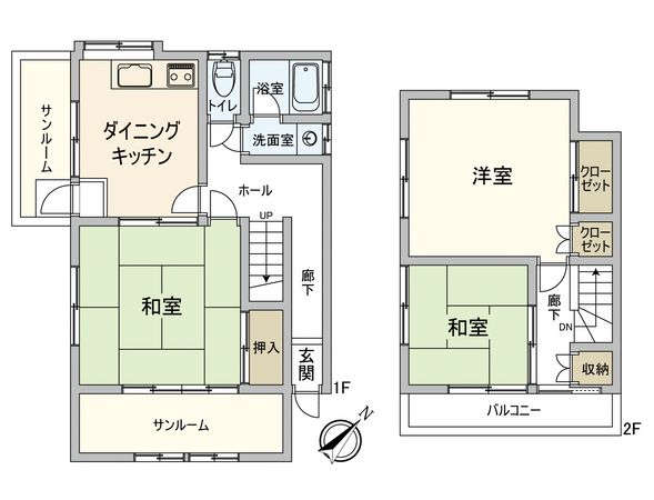 保土ケ谷区桜ケ丘2丁目 戸建 間取図(平面図)