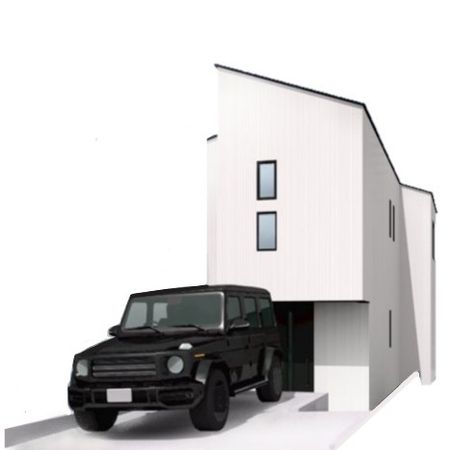 西区東久保町 新築戸建 外観パース図 西区東久保町 新築戸建 外観パース図