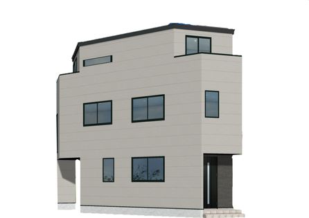 南区永田北3丁目 新築戸建B棟 外観パース図