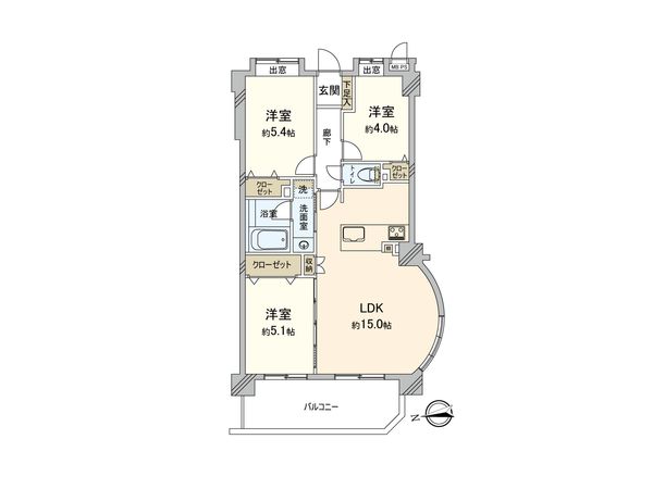 ビッグヴァン桜ヶ丘 間取図(平面図) 間取図(平面図)