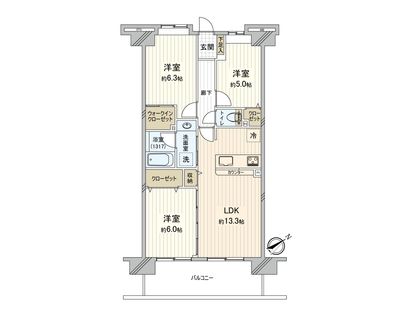 間取図(平面図) 間取図(平面図)