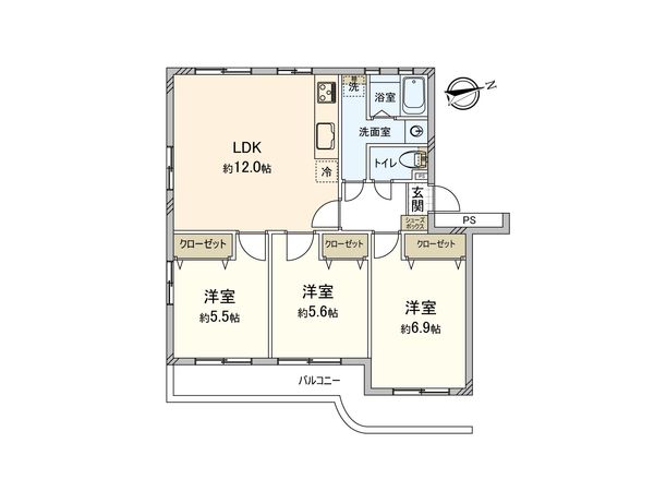 永田町ビューハイツ 間取図(平面図) 永田町ビューハイツ 間取図(平面図)