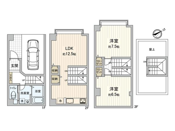 ノブヒル・ホドガヤ 間取図(平面図) 間取図(平面図)