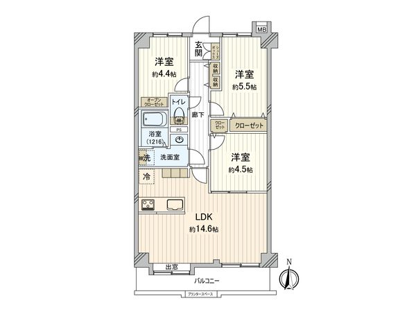 ナイスアーバン上星川 間取図(平面図) 間取図(平面図)