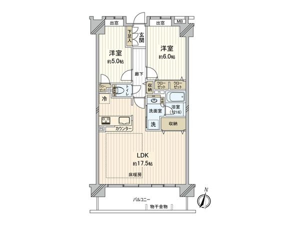 クレストフォルム横浜グランステージ 間取図(平面図) クレストフォルム横浜グランステージ 間取図(平面図)