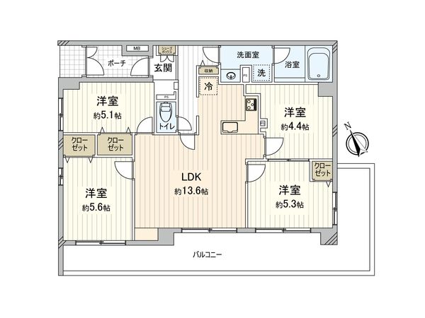 ダイアパレス清水ヶ丘スウィートガーデン 間取図(平面図) ダイアパレス清水ヶ丘スウィートガーデン 間取図(平面図)