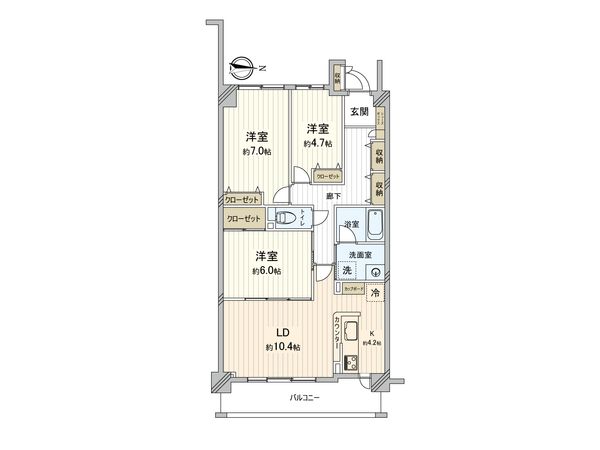 モリスガーデンヒルズ井土ケ谷 間取図(平面図) モリスガーデンヒルズ井土ケ谷 間取図(平面図)