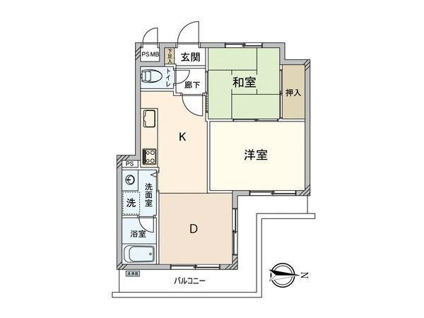 ライオンズマンション井土ヶ谷第5 間取図(平面図) ライオンズマンション井土ヶ谷第5 間取図(平面図)