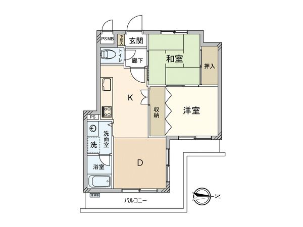 ライオンズマンション井土ヶ谷第5 間取図(平面図) ライオンズマンション井土ヶ谷第5 間取図(平面図)