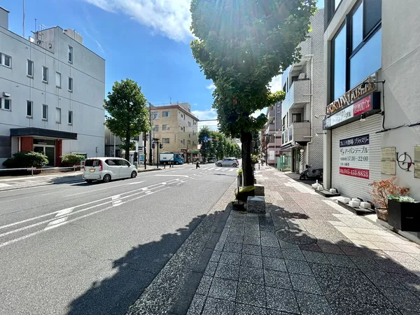前面道路含む外観