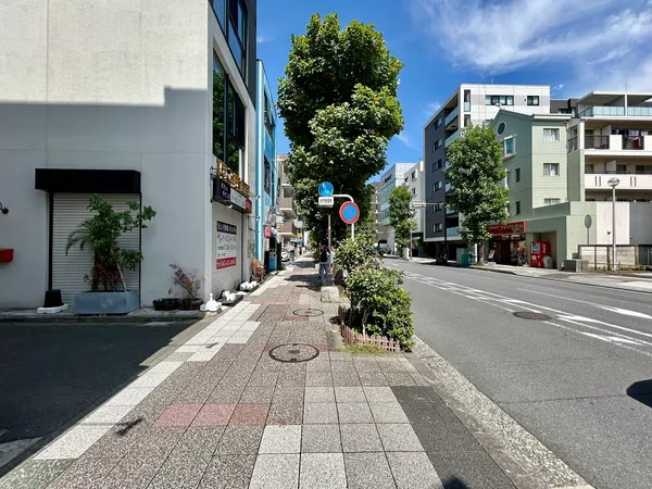 前面道路含む外観