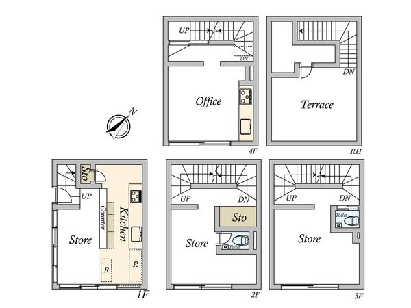 保土ケ谷区岩間町2丁目 間取図(平面図) 保土ケ谷区岩間町2丁目 間取図(平面図)