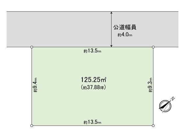 千代田区富士見1丁目 土地 区画図