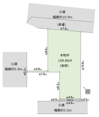 千代田区神田淡路町1丁目 土地 区画図 千代田区神田淡路町1丁目 土地 区画図