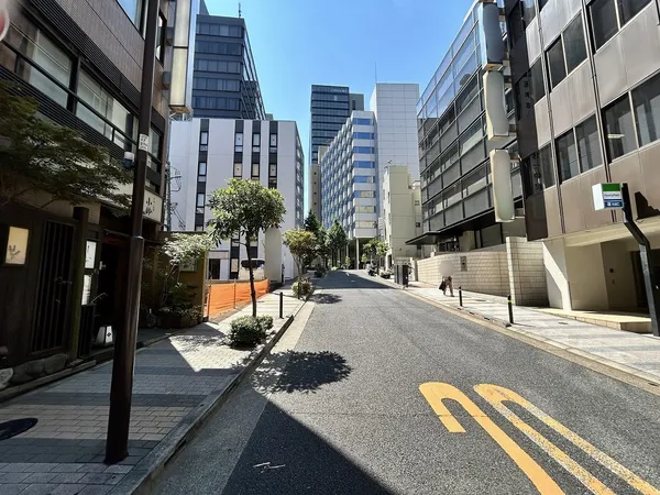 北東側前面道路