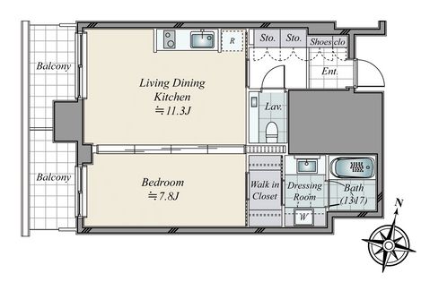 間取図(平面図) 間取図(平面図)