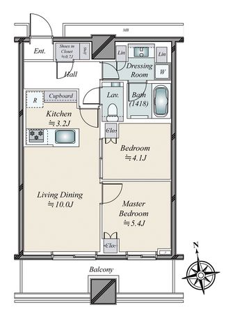 WORLD TOWER RESIDENCE 間取図(平面図) WORLD TOWER RESIDENCE 間取図(平面図)