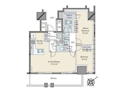 間取図(平面図)