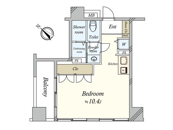 アクシア代々木 間取図(平面図)