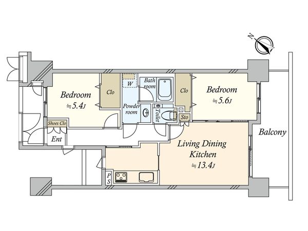 三田シティハウス 間取図(平面図)