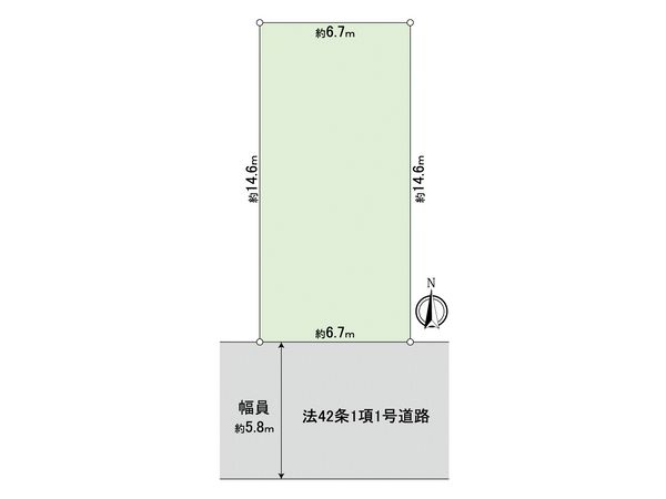 弦巻1丁目 土地 区画図 弦巻1丁目 土地 区画図