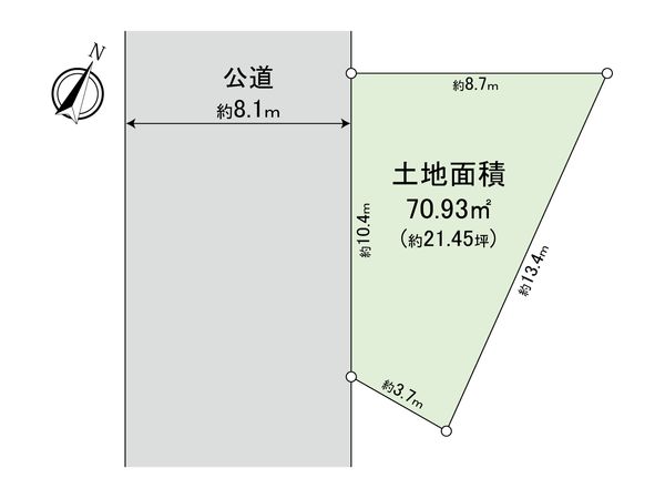 桜新町1丁目 土地 区画図 桜新町1丁目 土地 区画図
