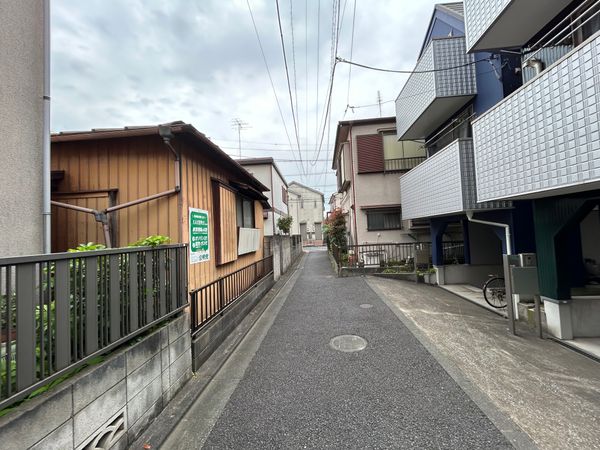 大田区中央8丁目 土地 前面道路含む外観 大田区中央8丁目 土地 前面道路含む外観
