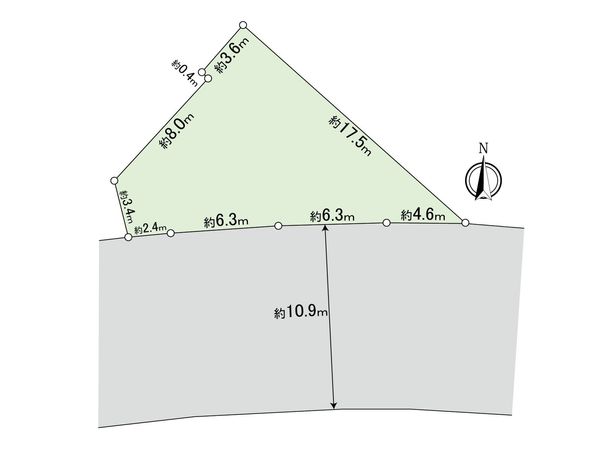 上馬5丁目 土地 区画図 上馬5丁目 土地 区画図