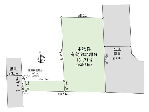 新町1丁目 土地 区画図 新町1丁目 土地 区画図