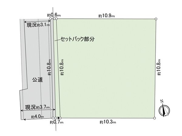 弦巻5丁目 土地 区画図 弦巻5丁目 土地 区画図