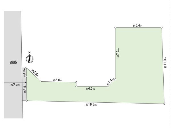 駒沢4丁目 戸建 区画図