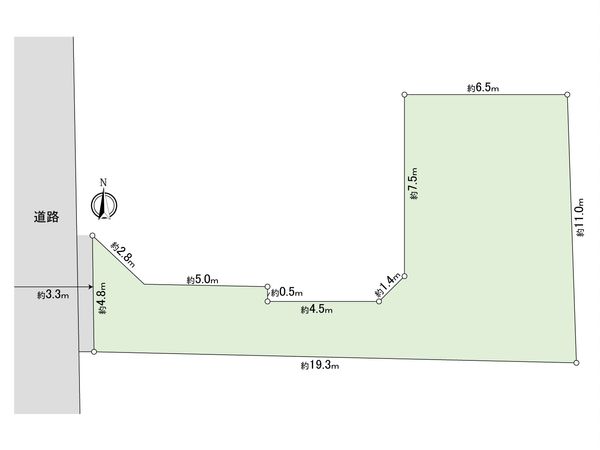 駒沢4丁目 戸建 区画図 駒沢4丁目 戸建 区画図