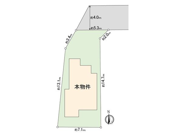 目黒区南2丁目 戸建 区画図 目黒区南2丁目 戸建 区画図