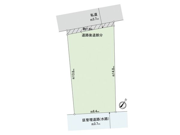 駒沢3丁目 新築戸建 区画図 駒沢3丁目 新築戸建 区画図