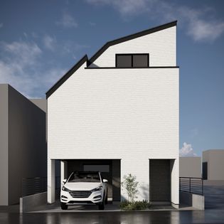 駒沢3丁目 新築戸建 外観パース図