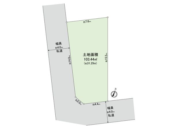 駒沢3丁目戸建 区画図 駒沢3丁目戸建 区画図