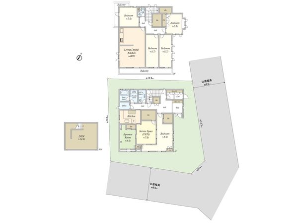 駒沢5丁目 戸建 間取図(平面図) 駒沢5丁目 戸建 間取図(平面図)
