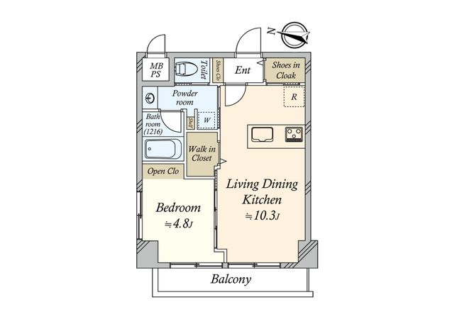 ライオンズマンシヨン馬事公苑第2 間取図(平面図)