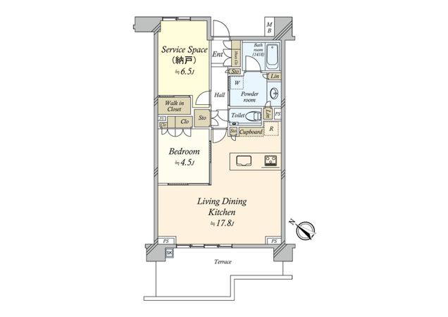 パークホームズ駒沢ザレジデンス 間取図(平面図)