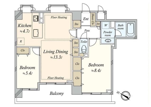 藤和桜新町ホームズ 間取図(平面図)