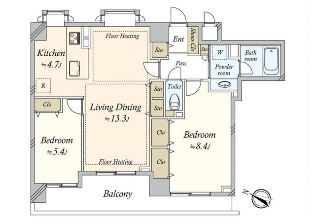 藤和桜新町ホームズ 間取図(平面図)
