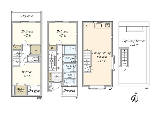 セボン桜新町 間取図(平面図)