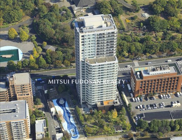 プラウドタワー木場公園 航空写真 プラウドタワー木場公園 航空写真