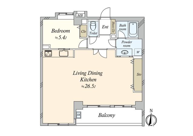 ランドステージ世田谷ガーデンズ 間取図(平面図)