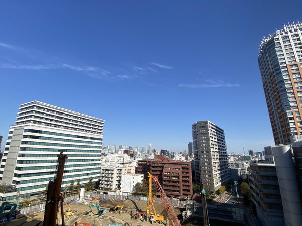 ザ・パークハウス渋谷美竹 住戸バルコニーからの眺望です。