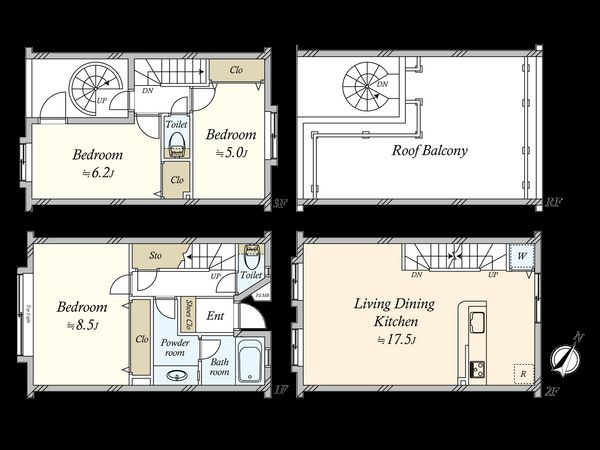 ラビ馬事公苑 間取図(平面図) ラビ馬事公苑 間取図(平面図)