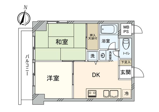 ライオンズマンシヨン馬事公苑第2 間取図(平面図) ライオンズマンシヨン馬事公苑第2 間取図(平面図)